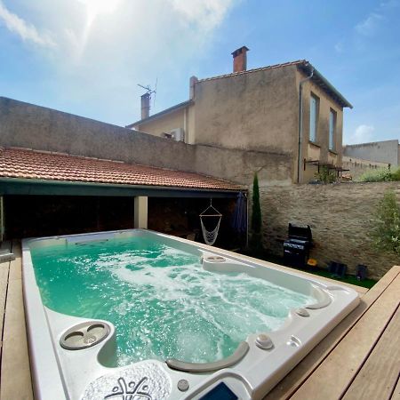 Les Bulles De Carca - Maison Avec Spa De Nage Carcassonne Exterior foto