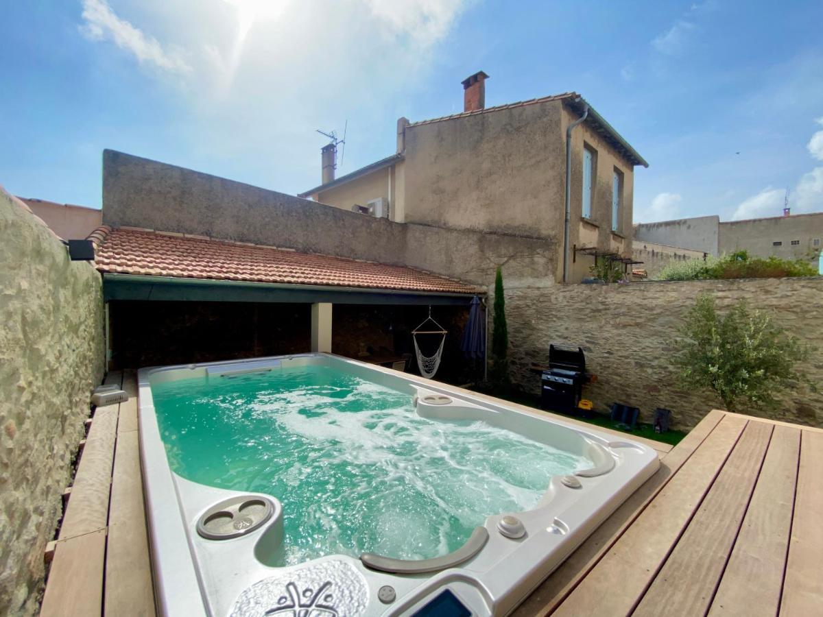 Les Bulles De Carca - Maison Avec Spa De Nage Carcassonne Exterior foto